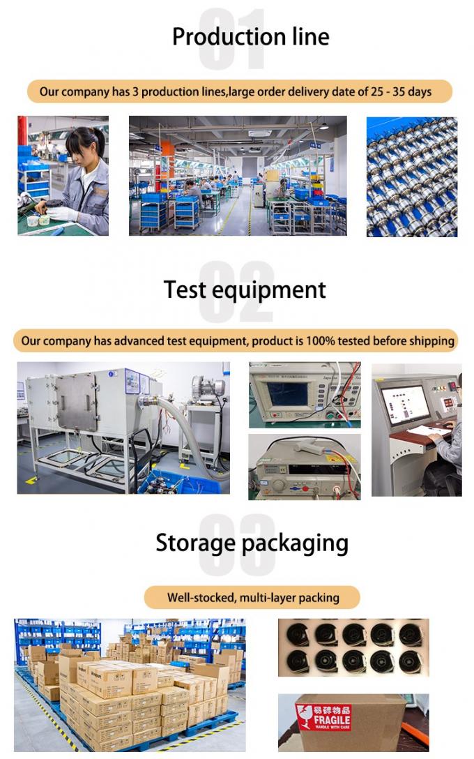 Máy thổi DC không chải lâu dài cho môi trường sạch 15000 giờ tuổi thọ ở 25 ° C 2